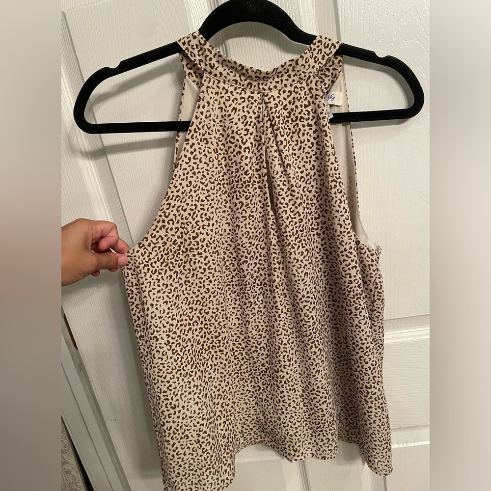 She+Sky High Neck Top